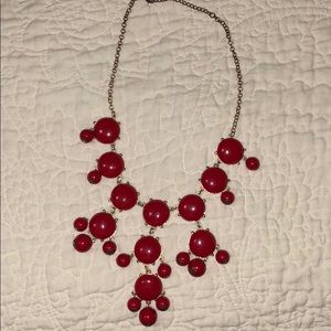 Red bubble necklace